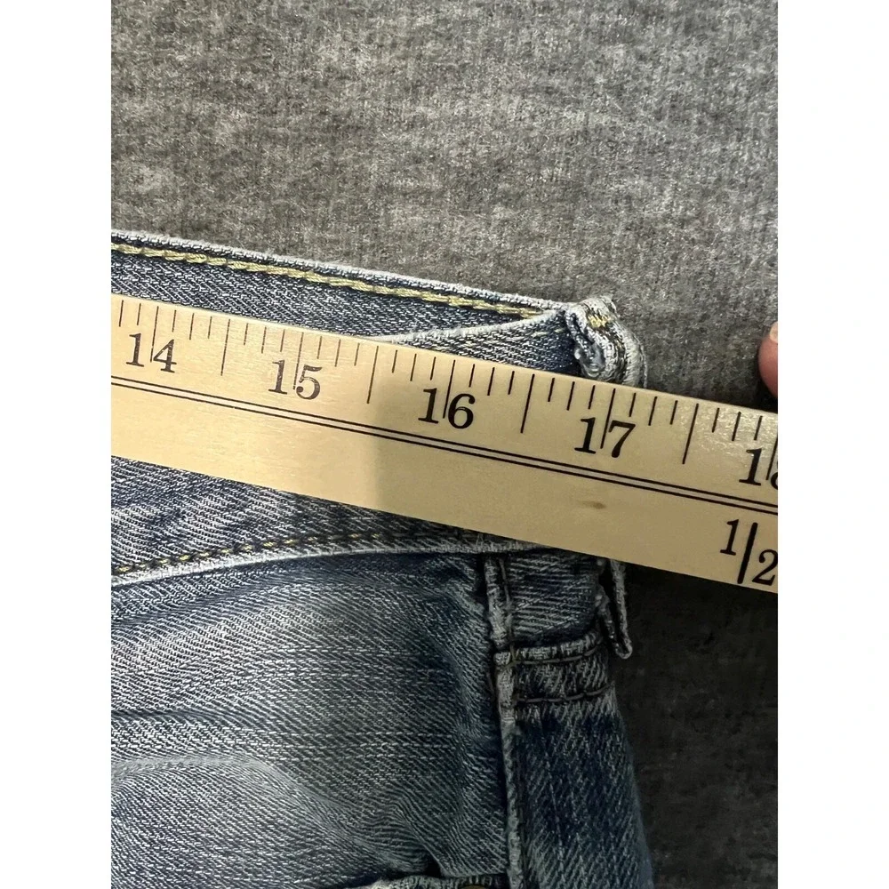 Levis 559 Relaxed Straight Jeans Mens 34x30 Light Wash Blue Denim 00559-0231